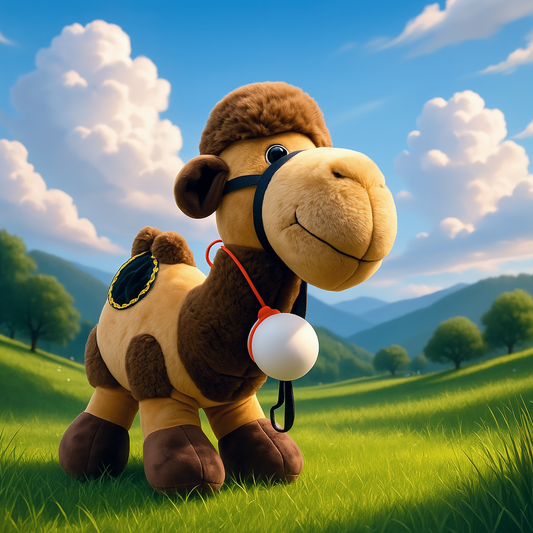 AI Interactive Talking Plush Camel Toy - Smart Realistic Camel Sings, Responds with Speech Bubble, Perfect Friend Gift, Heartfelt Valentine's Gift, Birthday Gift, Luxury Gift for Parents, Useful Gift for Seniors.