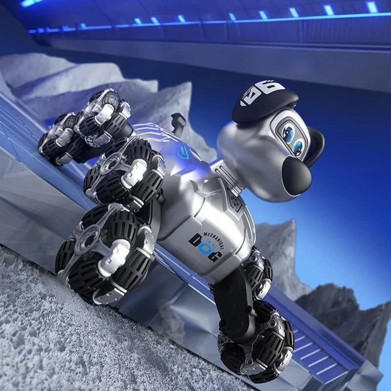 8-Wheel Stunt Robot Dog Toy - Smart Robot Dog Perfect Friend Gift, Heartfelt Valentine's Gift, Birthday Gift