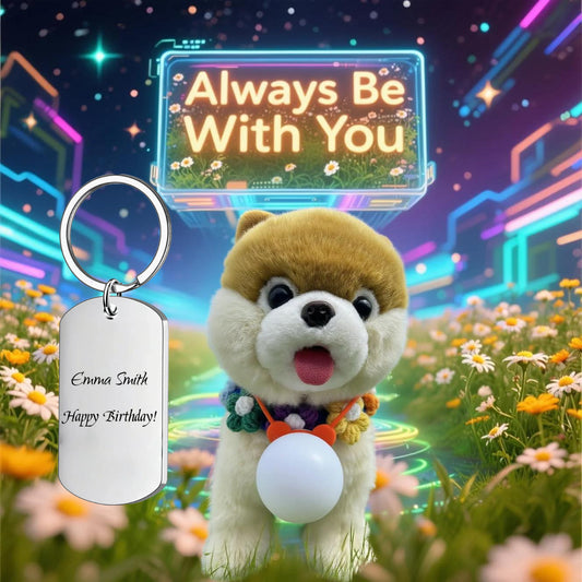 Birthday Gift AI Smart Plush Toy Cool Dog Interactive Cool Cat, Sings, Talk, Walk