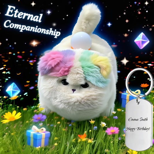 Birthday Gift AI Smart Plush Toy Cool Cat Interactive Cool Cat, Sings, Talk