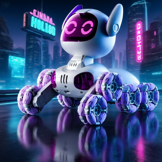 8-Wheel Stunt Robot Dog Toy - Smart Robot Dog Perfect Friend Gift, Heartfelt Valentine's Gift, Birthday Gift
