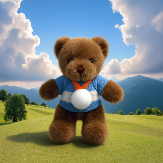 AI Interactive Talking Plush Bear Toy - Smart Realistic Teddy Sings, Responds with Speech Bubble, Perfect Friend Gift, Heartfelt Valentine's Gift, Birthday Gift for Kids, Luxury Gift for Parents, Useful Gift for Seniors.