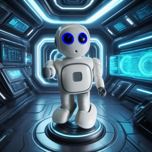 AI Robot Interactive Talking Dancing Toy - Smart Robot Sings, Storyteller, Dancing, Programing for STEM, Perfect Friend Gift, Heartfelt Valentine's Gift, Birthday Gift, Luxury Gift for Parents, Useful Gift for Seniors.