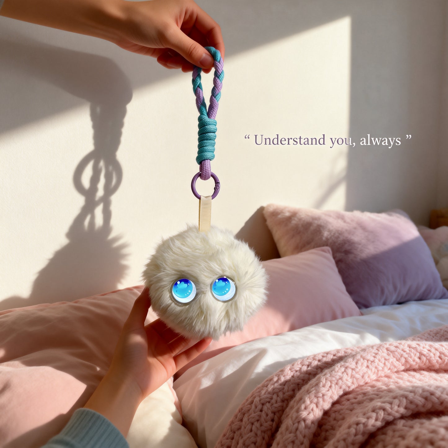 AI Companion Plush Toy – Smart Interactive Desk Buddy Plush Ball, Emotional Support Plush, Cute Virtual Pet for Work & Home