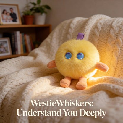 AI Companion Plush Toy – Smart Interactive Desk Buddy, Emotional Support Plush, Cute Virtual Pet for Work & Home