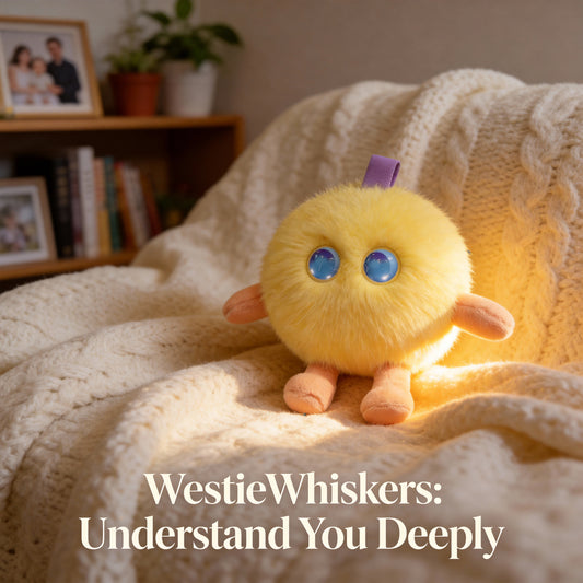 AI Companion Plush Toy – Smart Interactive Desk Buddy, Emotional Support Plush, Cute Virtual Pet for Work & Home