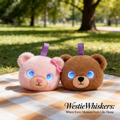 AI Companion Plush Toy Couple Bear – Smart Interactive AI Bear, Emotional Support Plush, Cute Virtual Pet for Work & Home