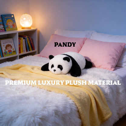 AI Companion Plush Toy Panda Bear – Smart Interactive Panda, Emotional Support Plush, Cute Virtual Pet for Work & Home