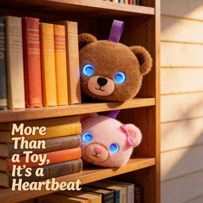 AI Companion Plush Toy Couple Bear – Smart Interactive AI Bear, Emotional Support Plush, Cute Virtual Pet for Work & Home