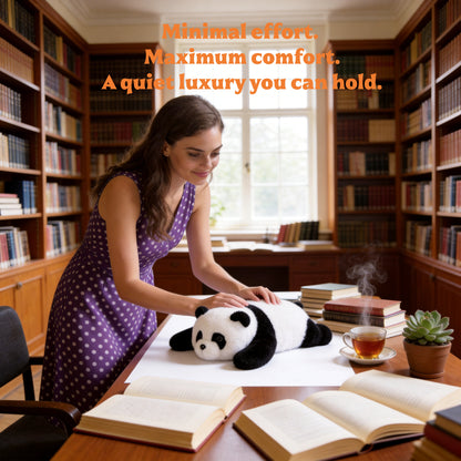 AI Companion Plush Toy Panda Bear – Smart Interactive Panda, Emotional Support Plush, Cute Virtual Pet for Work & Home