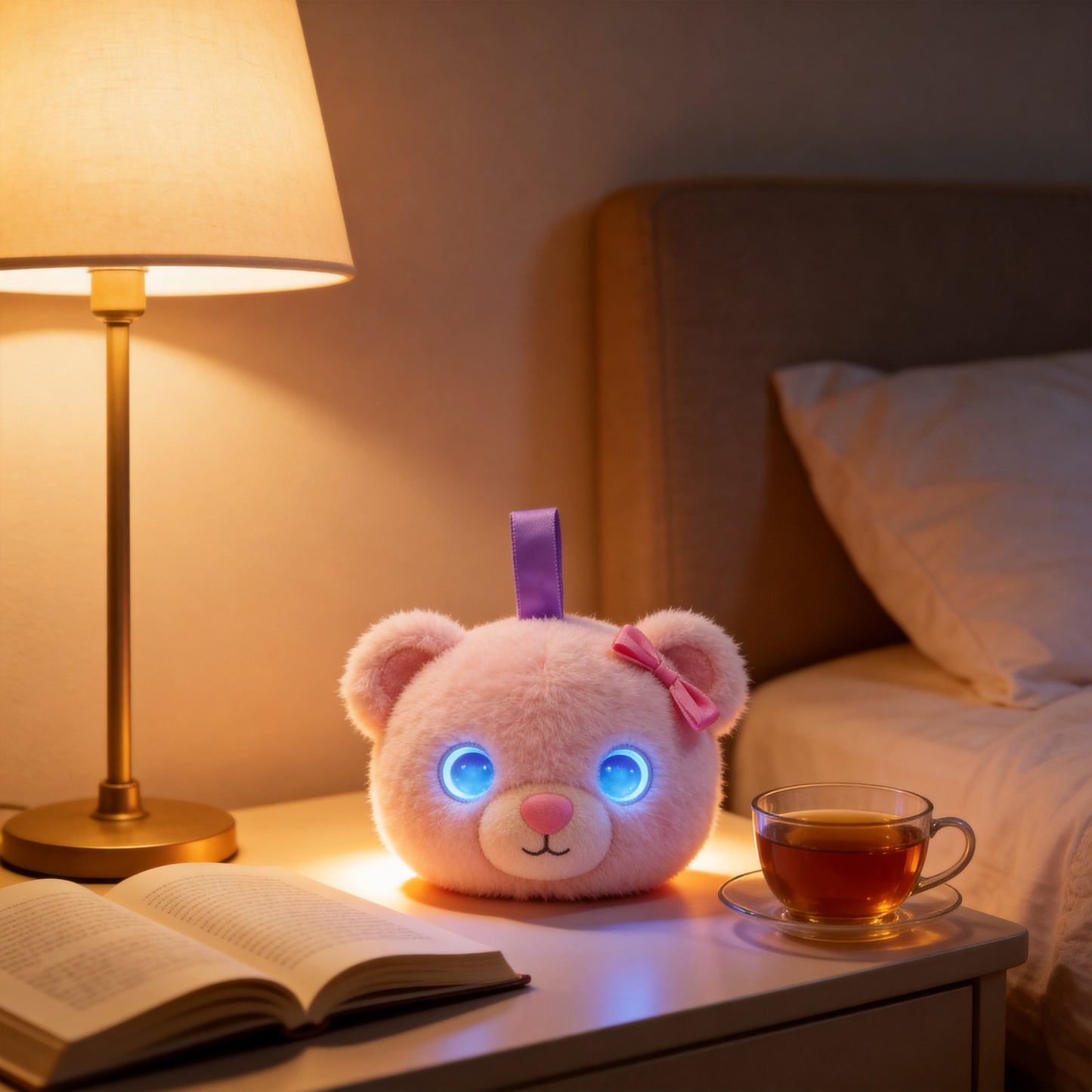 AI Companion Plush Toy Couple Bear – Smart Interactive AI Bear, Emotional Support Plush, Cute Virtual Pet for Work & Home