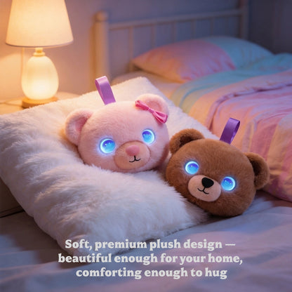 AI Companion Plush Toy Couple Bear – Smart Interactive AI Bear, Emotional Support Plush, Cute Virtual Pet for Work & Home