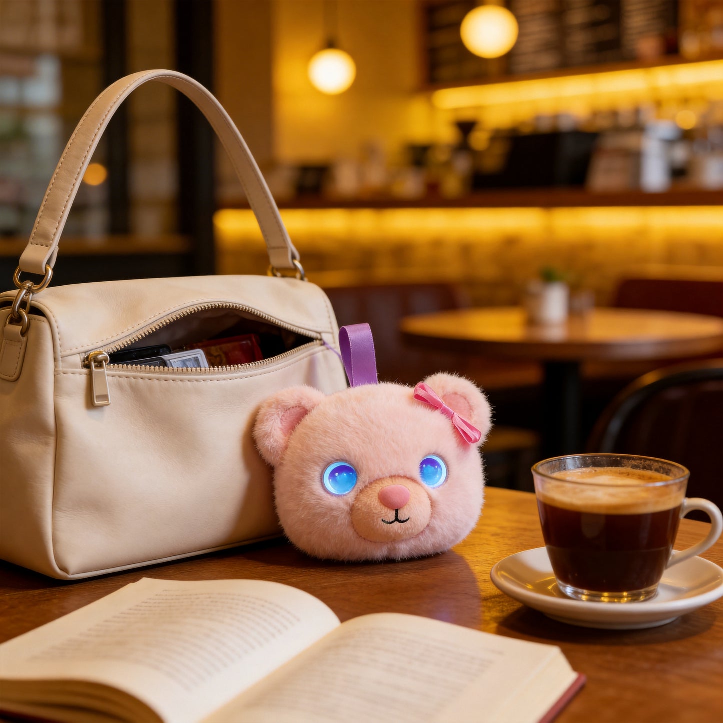 AI Companion Plush Toy Couple Bear – Smart Interactive AI Bear, Emotional Support Plush, Cute Virtual Pet for Work & Home