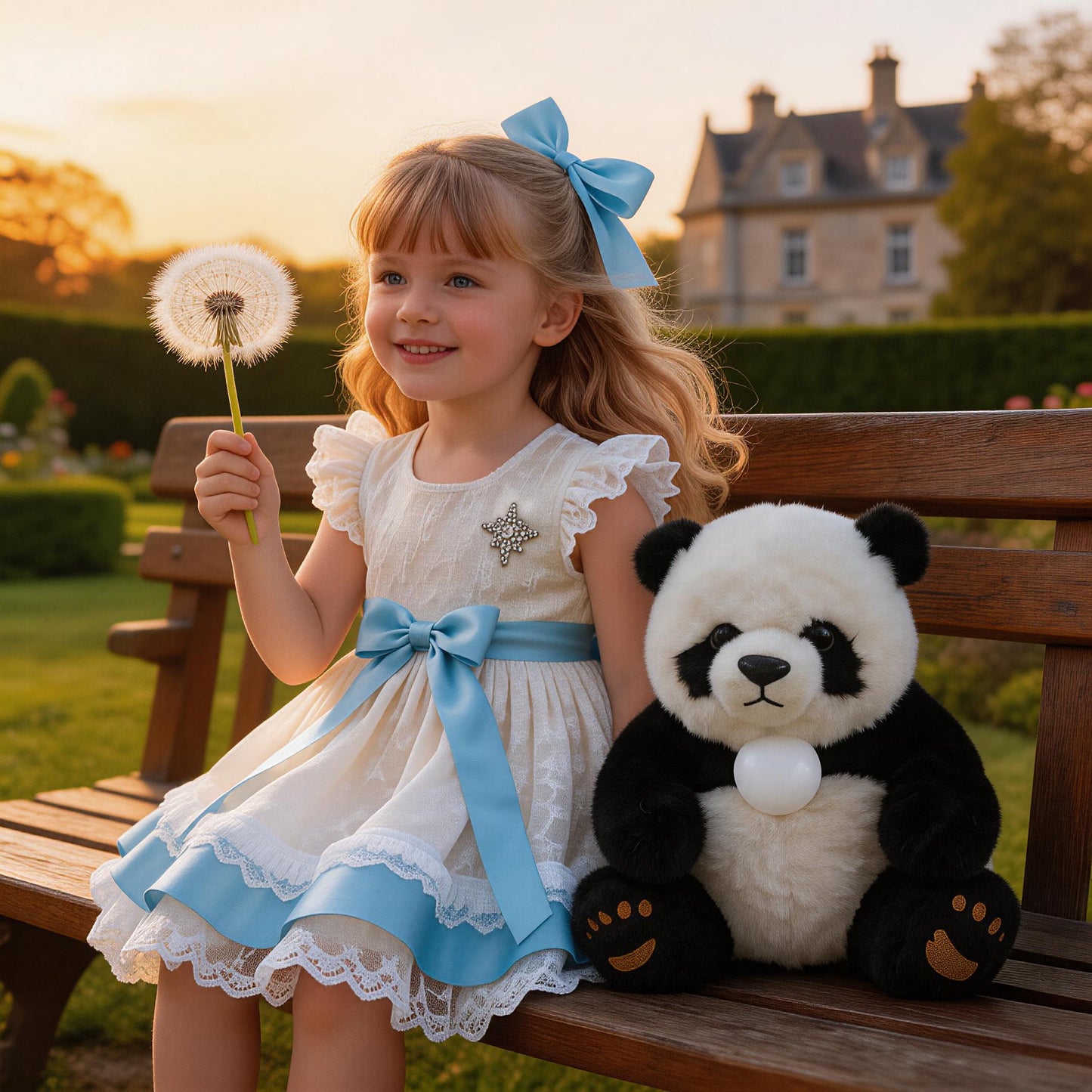 AI Companion Plush Toy Panda Bear – Smart Interactive Panda, Emotional Support Plush, Cute Virtual Pet for Work & Home